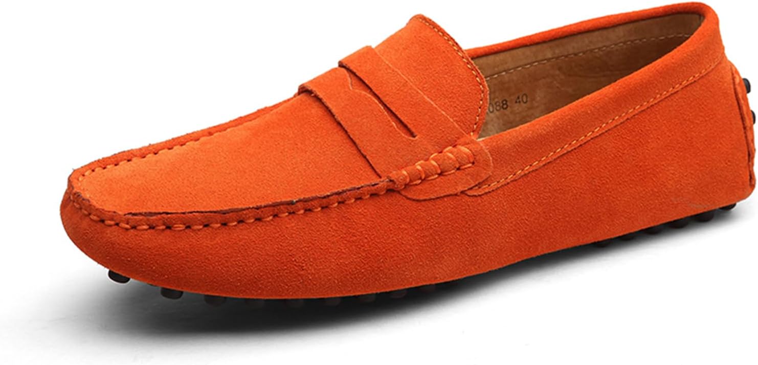 Мужские слипоны из замши, лоферы с мягкой подошвой, повседневные, легкие, с мягким носком, дышащие, гибкие обувь для ходьбы, лодочные туфли, стильные мокасины для ежедневных поездок, работы, отдыха, вождения и прогулок Houdbdol, оранжевый
Мужские слипоны из замши, лоферы с мягкой подошвой, повседневные, легкие, с мягким носком, дышащие, гибкие обувь для ходьбы, лодочные туфли, стильные мокасины для ежедневных поездок, работы, отдыха, вождения и прогулок Houdbdol, оранжевый