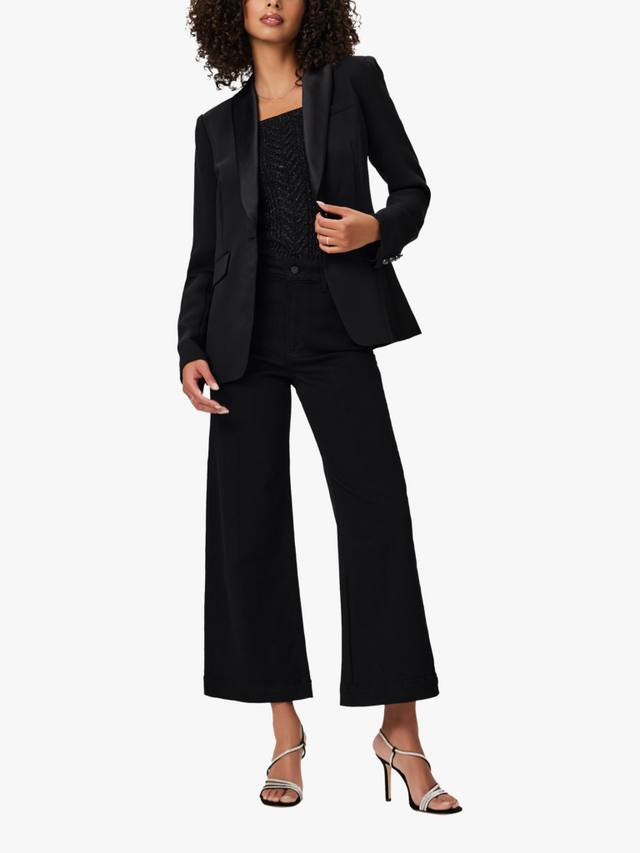 Широкие джинсы anessa по щиколотку PAIGE, черный
Широкие джинсы anessa по щиколотку PAIGE, черный