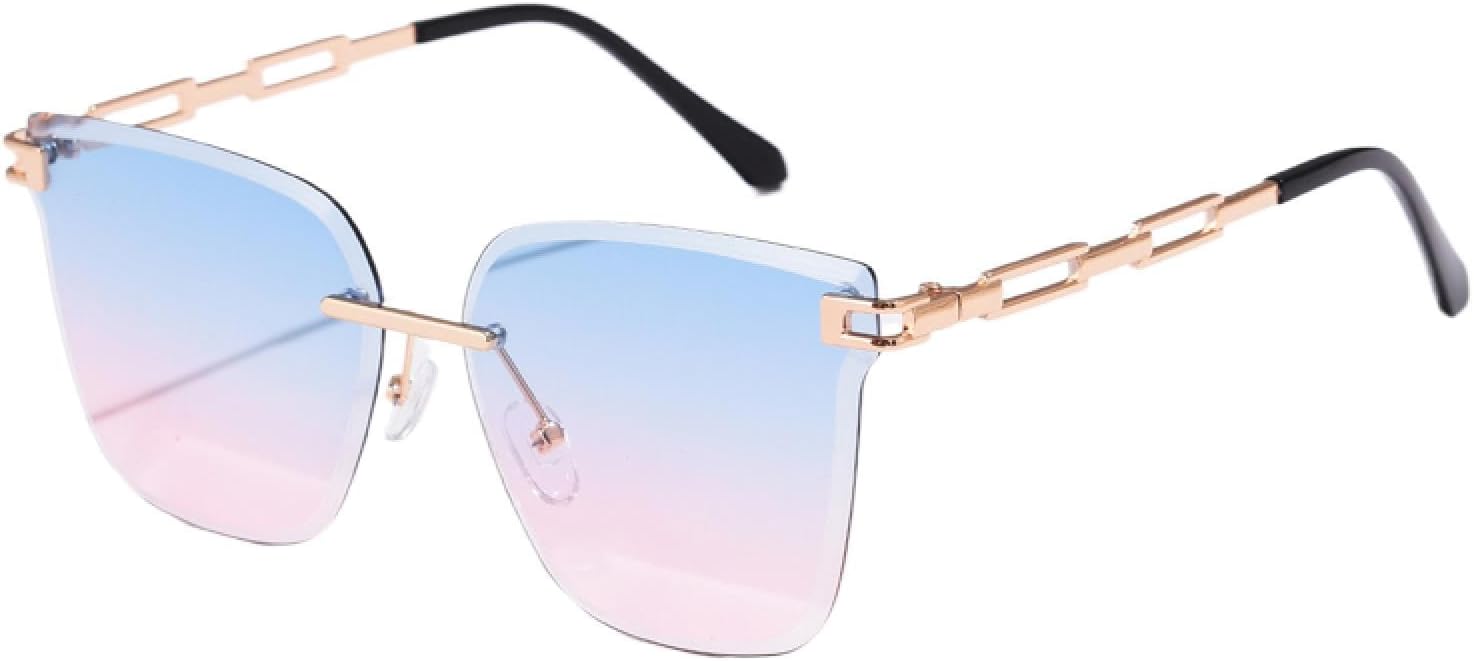 Солнцезащитные очки с защитой от УФ-излучения UV400 | Без оправы, «кошачий глаз», градиентные | Для женщин и мужчин, для занятий спортом на открытом воздухе и вождения DSVIGF, Blue Pink
Солнцезащитные очки с защитой от УФ-излучения UV400 | Без оправы, «кошачий глаз», градиентные | Для женщин и мужчин, для занятий спортом на открытом воздухе и вождения DSVIGF, Blue Pink