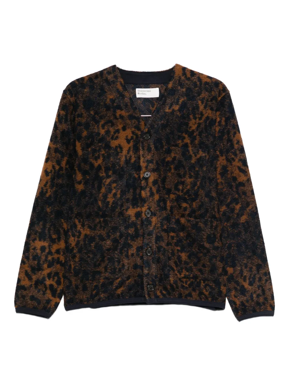 Кардиган с животным принтом Universal Works, коричневый
Кардиган с животным принтом Universal Works, коричневый