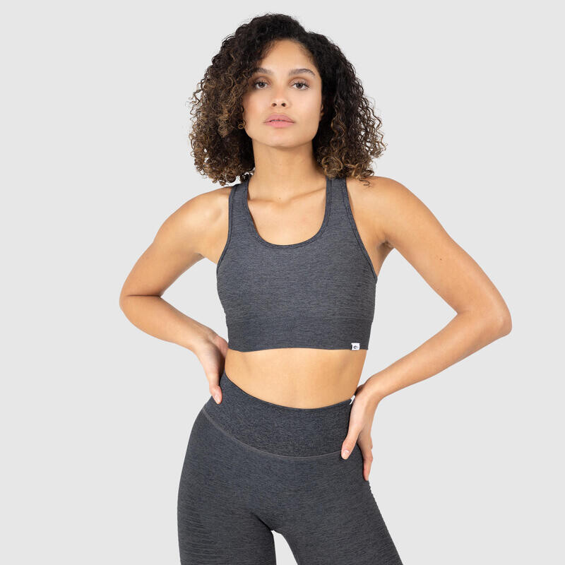 Женский спортивный бюстгальтер Bonita антрацитовый меланж для спорта и отдыха SMILODOX, цвет grau
Женский спортивный бюстгальтер Bonita антрацитовый меланж для спорта и отдыха SMILODOX, цвет grau