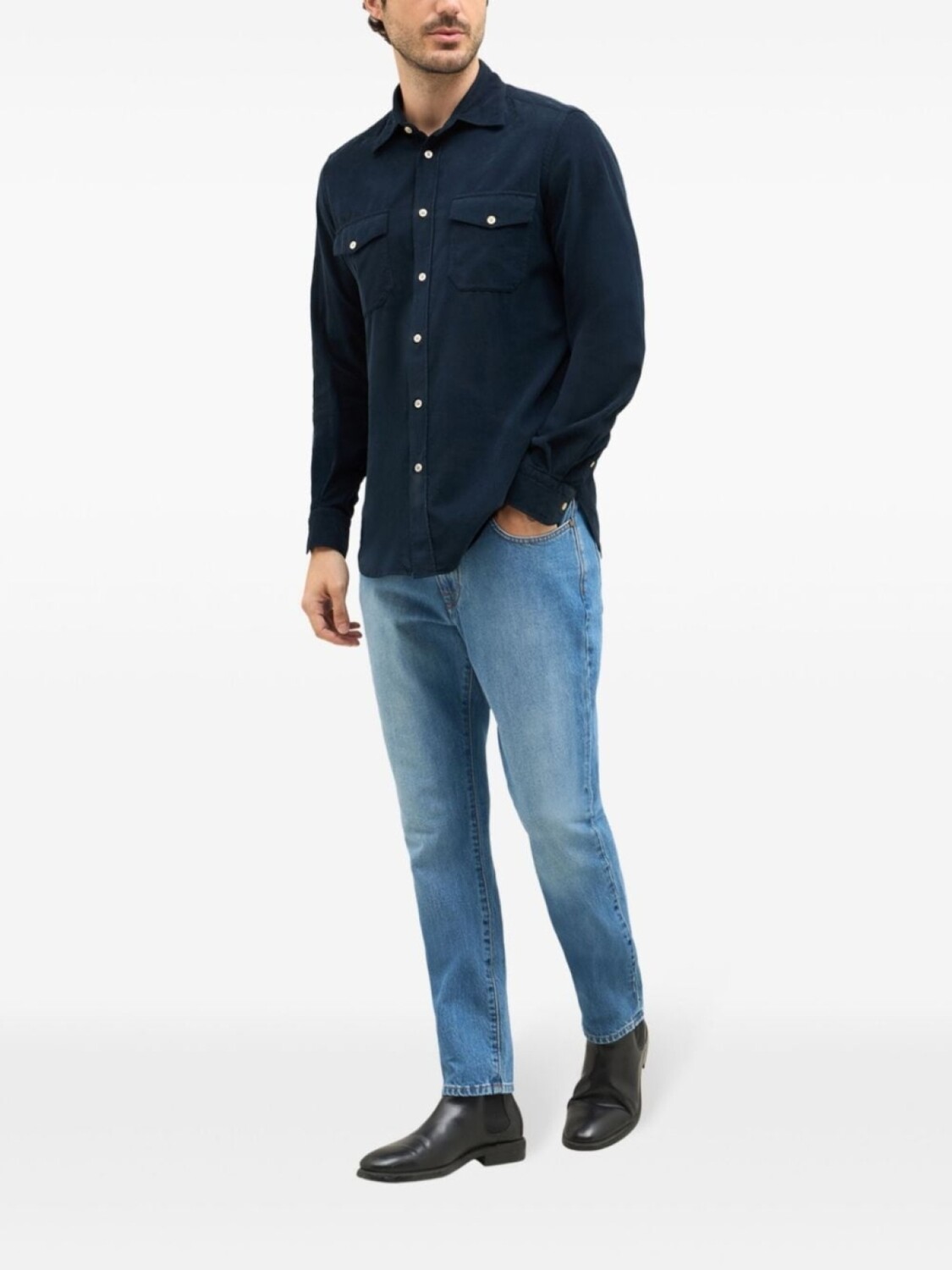 Хлопковая рубашка Boglioli, синий
Хлопковая рубашка Boglioli, синий