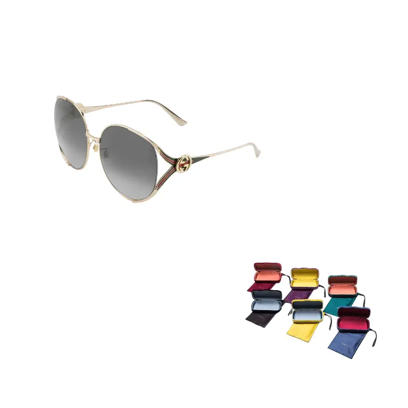 GUCCI Солнцезащитные очки с круглой оправой, Green
GUCCI Солнцезащитные очки с круглой оправой, Green