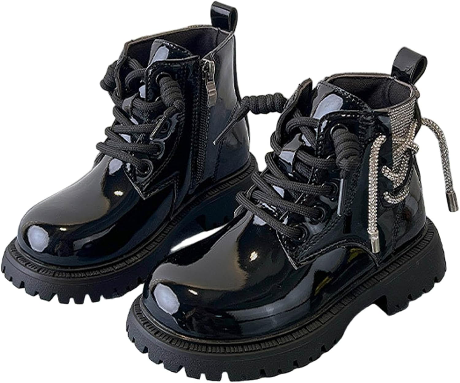 Ботинки для мальчиков и девочек Ctreela, с боевым дизайном, из лакированной кожи, уличные, массивные, на щиколотку, походные, кроссовки, высокие, повседневные, на шнуровке, черный
Ботинки для мальчиков и девочек Ctreela, с боевым дизайном, из лакированной кожи, уличные, массивные, на щиколотку, походные, кроссовки, высокие, повседневные, на шнуровке, черный