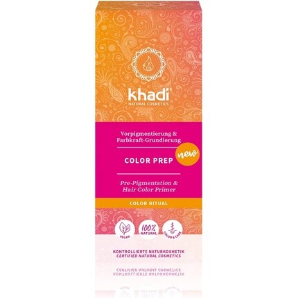 Khadi Аюрведическая растительная краска для волос Color Prep Pre-Pigmentation And Colour Strength Primer Натуральная краска для волос 100% натуральная и веганская сертифицированная натуральная косметика 100 г
Khadi Аюрведическая растительная краска для волос Color Prep Pre-Pigmentation And Colour Strength Primer Натуральная краска для волос 100% натуральная и веганская сертифицированная натуральная косметика 100 г