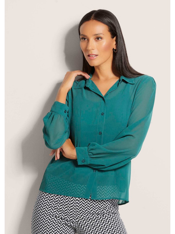 MADELEINE Комплект из двух предметов, состоящий из блузки и топа, цвета бензина
MADELEINE Комплект из двух предметов, состоящий из блузки и топа, цвета бензина