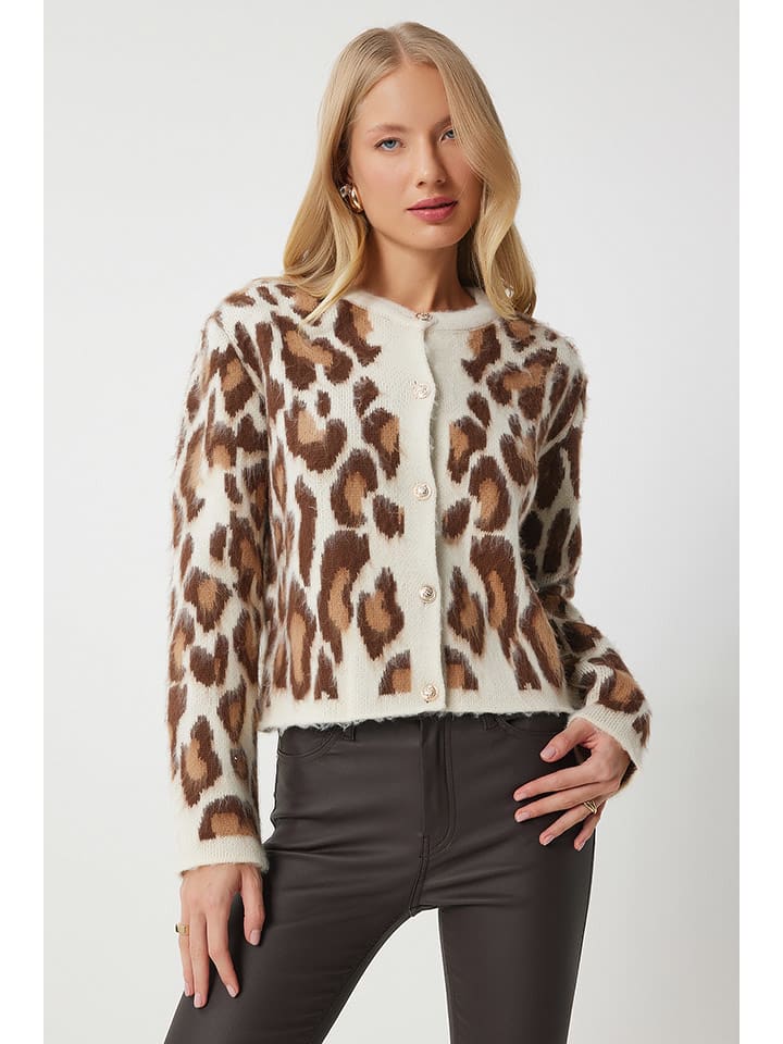 Happiness Istanbul Кардиган кремового/светло-коричневого цвета
Happiness Istanbul Кардиган кремового/светло-коричневого цвета