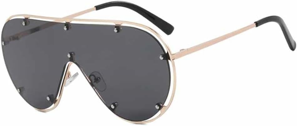 Модные солнцезащитные очки с металлической оправой и заклепками, женские и мужские солнцезащитные очки для летнего вождения, путешествий, вечеринок, защита от УФ-излучения UV400 KTUCN, Gray
Модные солнцезащитные очки с металлической оправой и заклепками, женские и мужские солнцезащитные очки для летнего вождения, путешествий, вечеринок, защита от УФ-излучения UV400 KTUCN, Gray