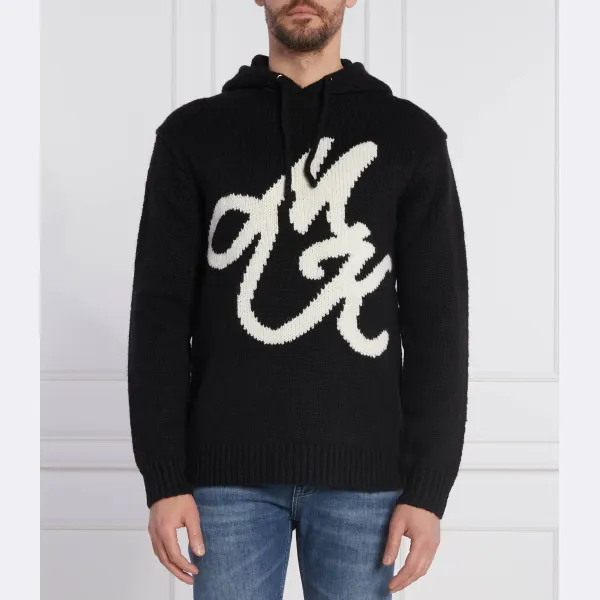 Свитер обычного кроя с добавлением шерсти Michael Kors, черный
Свитер обычного кроя с добавлением шерсти Michael Kors, черный