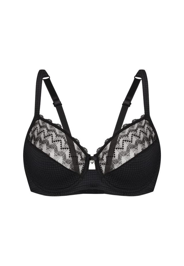 Бюстгальтер на косточках красивая классика Sassa, черный
Бюстгальтер на косточках красивая классика Sassa, черный