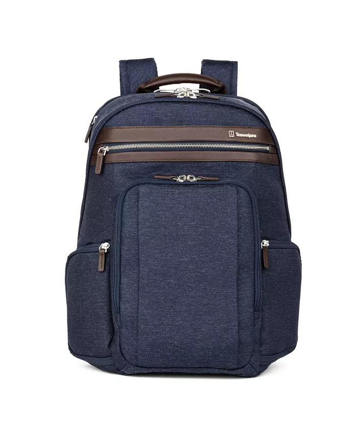 Платиновая элитная деловая сумка-рюкзак Travelpro, синий 
Платиновая элитная деловая сумка-рюкзак Travelpro, синий