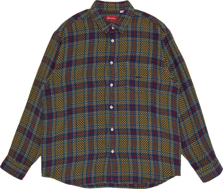 Рубашка Supreme Basket Weave Plaid Shirt 'Yellow', желтый
Рубашка Supreme Basket Weave Plaid Shirt 'Yellow', желтый