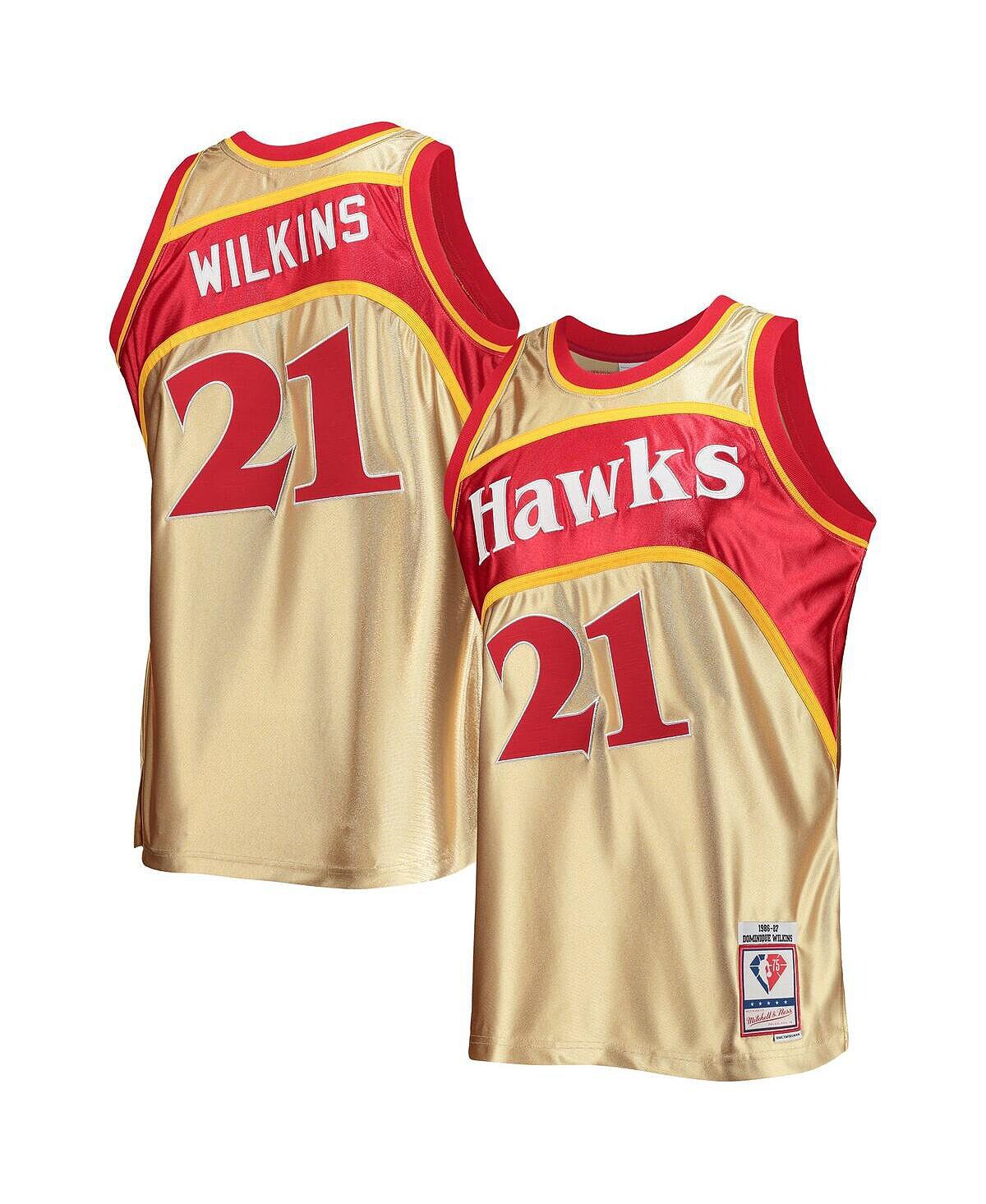 Мужская футболка dominique wilkins gold atlanta hawks 75th anniversary 1986-87 hardwood classics swingman jersey Mitchell & Ness
Мужская футболка dominique wilkins gold atlanta hawks 75th anniversary 1986-87 hardwood classics swingman jersey Mitchell & Ness