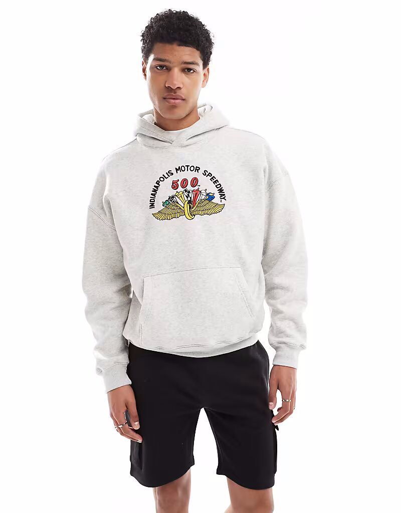 Толстовка Hollister свободного кроя с принтом «авто» серого цвета
Толстовка Hollister свободного кроя с принтом «авто» серого цвета