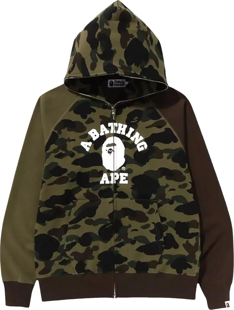 Худи BAPE 1st Camo Crazy College Full Zip Hoodie 'Green', зеленый
Худи BAPE 1st Camo Crazy College Full Zip Hoodie 'Green', зеленый