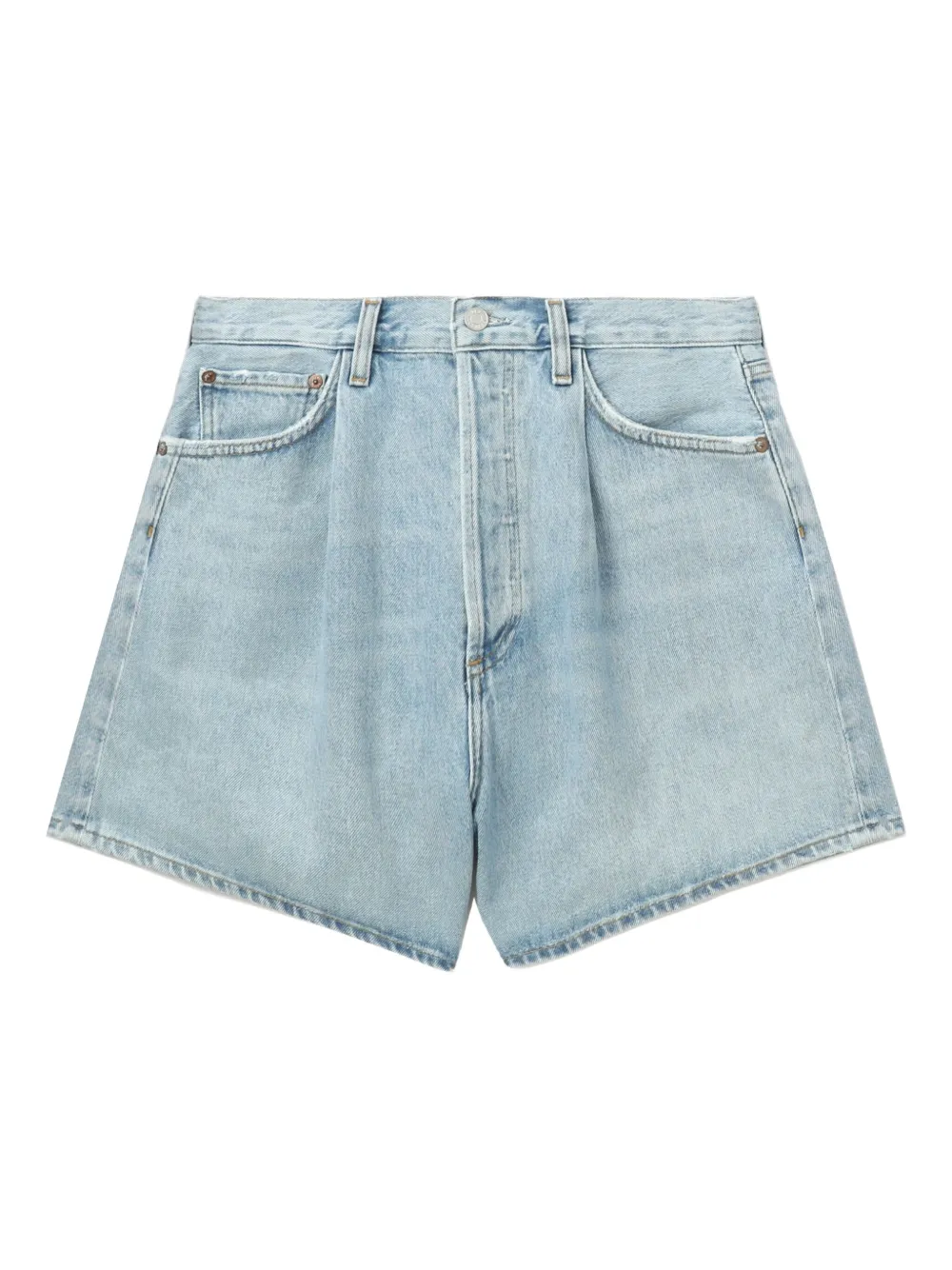 Джинсовые шорты со складками AGOLDE, синий
Джинсовые шорты со складками AGOLDE, синий