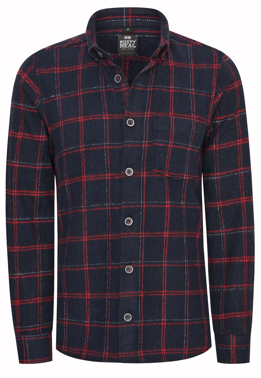 Рубашка Slim Fit на пуговицах Rusty Neal, темно-синий
Рубашка Slim Fit на пуговицах Rusty Neal, темно-синий