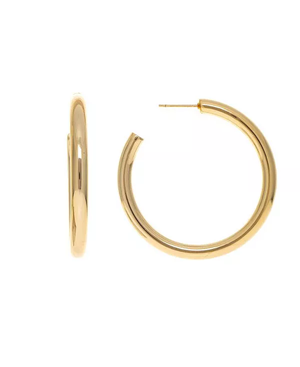 Полированные трубчатые серьги-кольца Rivka Friedman, gold
Полированные трубчатые серьги-кольца Rivka Friedman, gold