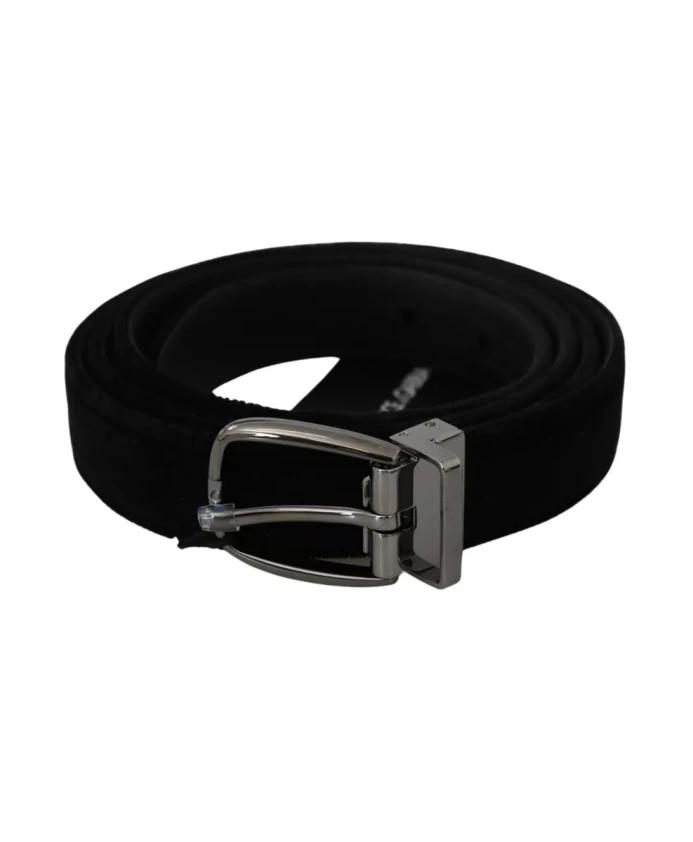 Бархатный ремень с серебряной пряжкой Dolce & Gabbana, черный
Бархатный ремень с серебряной пряжкой Dolce & Gabbana, черный