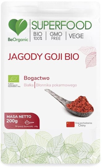 Ягоды годжи BIO BeOrganic 200 г BeOrganic
Ягоды годжи BIO BeOrganic 200 г BeOrganic