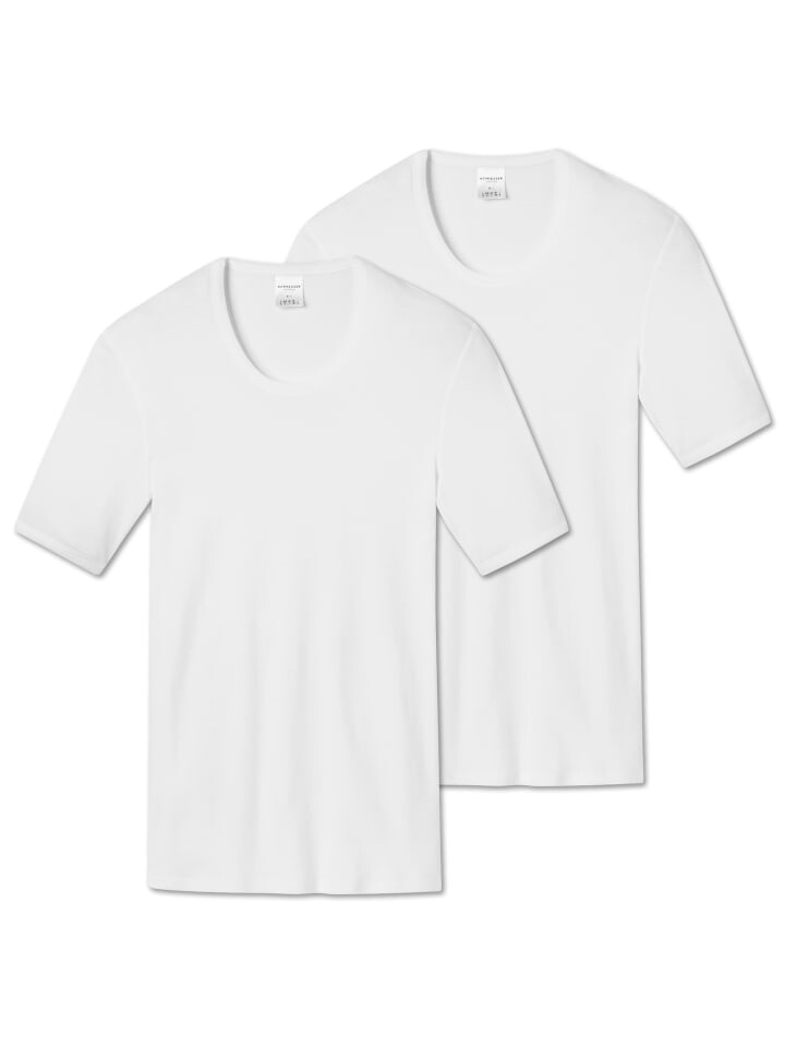 Майка Schiesser T Shirt 2er Pack, белый
Майка Schiesser T Shirt 2er Pack, белый