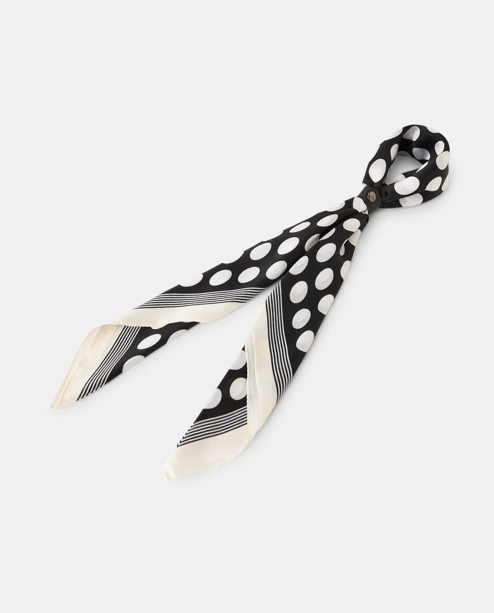 Шарф в горошек Araban, черный
Шарф в горошек Araban, черный