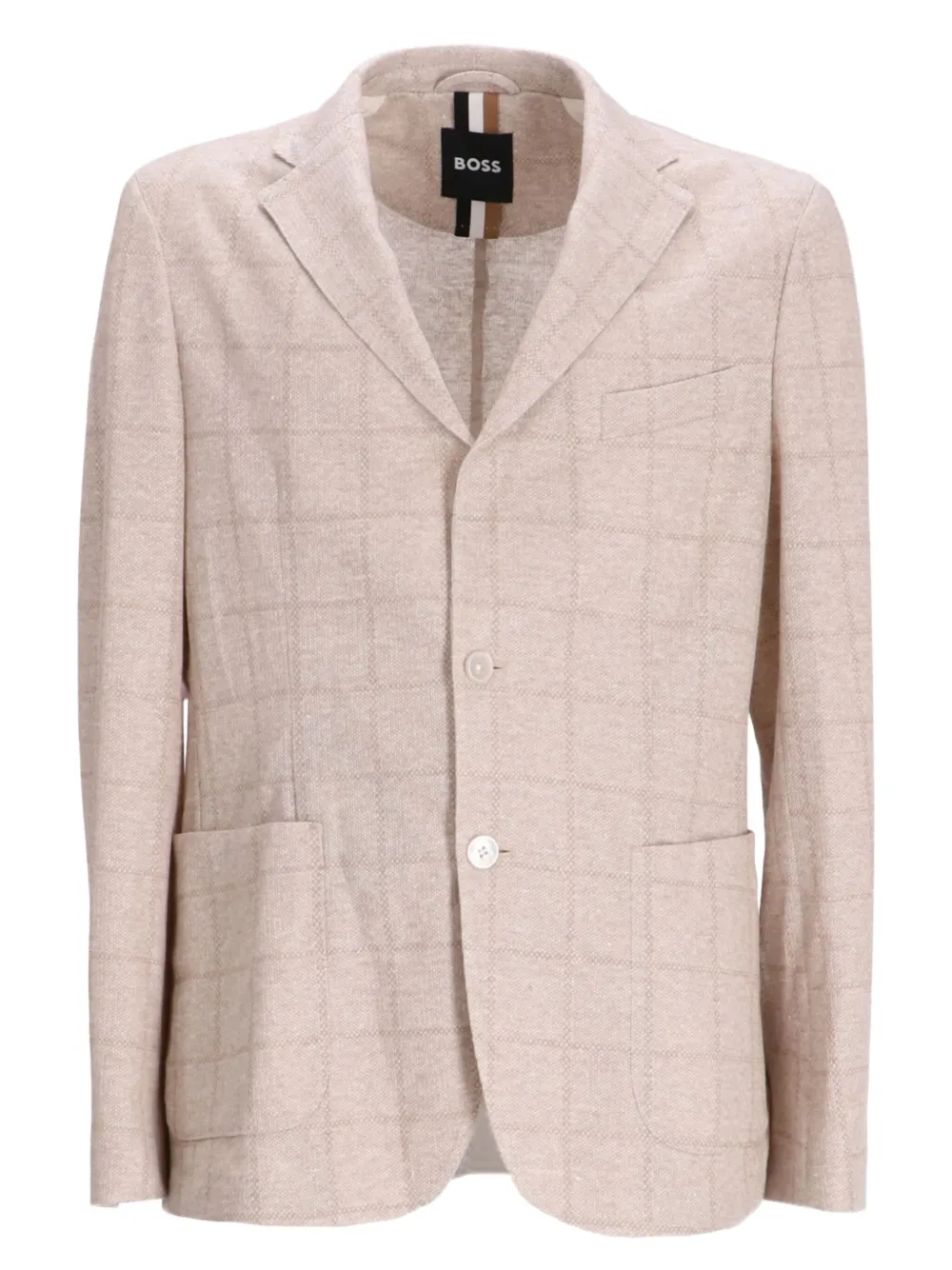 Пиджак в клетку BOSS, нейтральный
Пиджак в клетку BOSS, нейтральный