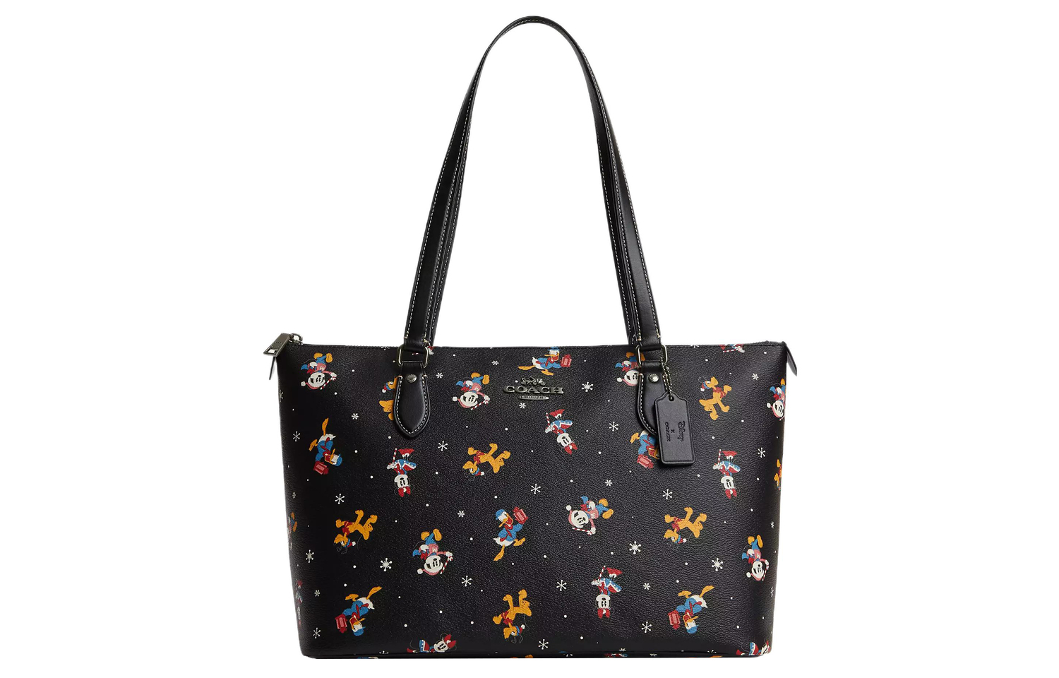 Дамская черная сумка-шоппер Disney Collaboration Gallery Canvas With Leather Tote Bag от COACH
Дамская черная сумка-шоппер Disney Collaboration Gallery Canvas With Leather Tote Bag от COACH