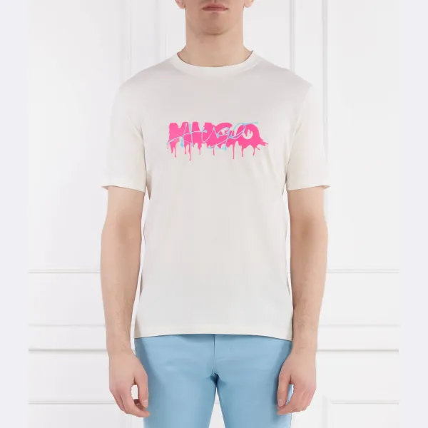 Футболка обычного кроя для свиданий Hugo, экрю
Футболка обычного кроя для свиданий Hugo, экрю