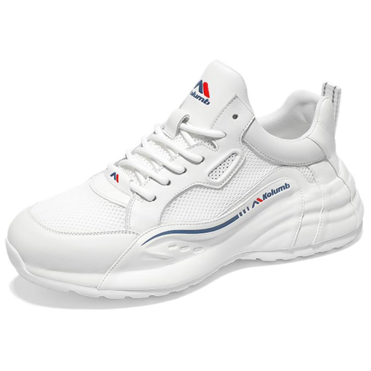 Kolumb Противоскользящие и износостойкие дышащие низкие повседневные туфли для мужчин, белые
Kolumb Противоскользящие и износостойкие дышащие низкие повседневные туфли для мужчин, белые