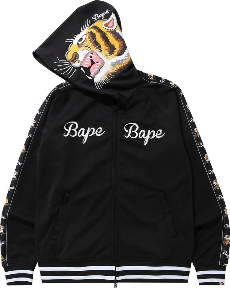 Худи BAPE Tiger Jersey Full Zip Hoodie 'Black', черный
Худи BAPE Tiger Jersey Full Zip Hoodie 'Black', черный