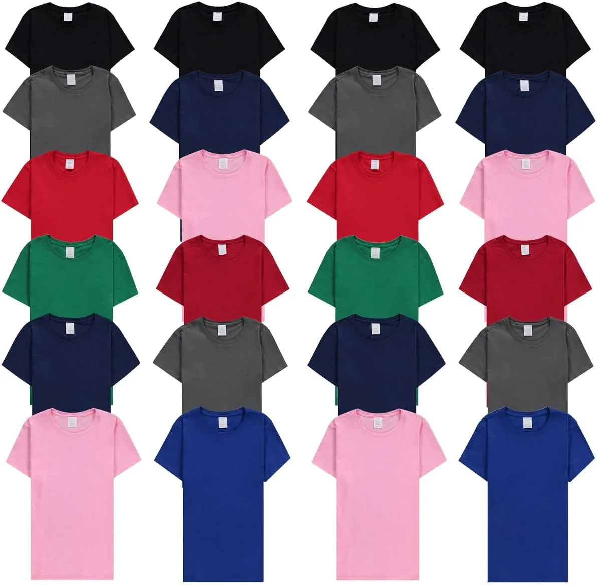 BILLIONHATS Женские футболки оптом, хлопковые, круглый вырез, короткий рукав, ассорти цветов
BILLIONHATS Женские футболки оптом, хлопковые, круглый вырез, короткий рукав, ассорти цветов