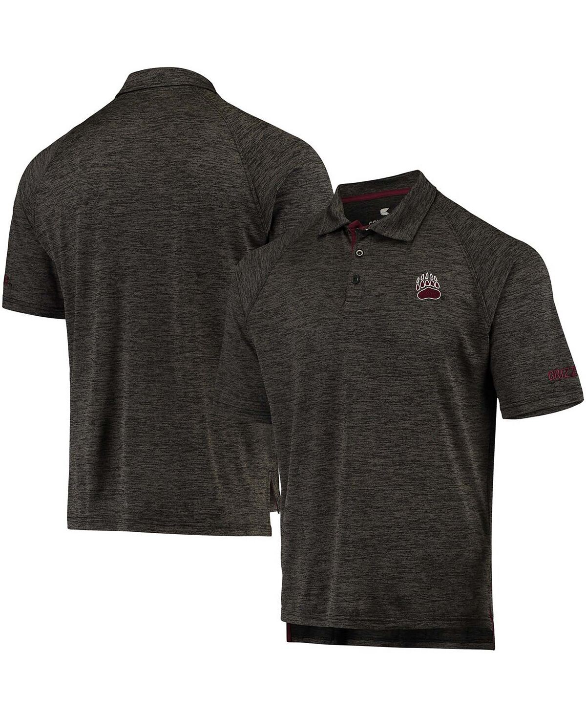 Мужская рубашка-поло heather black montana grizzlies down swing raglan Colosseum, мульти
Мужская рубашка-поло heather black montana grizzlies down swing raglan Colosseum, мульти