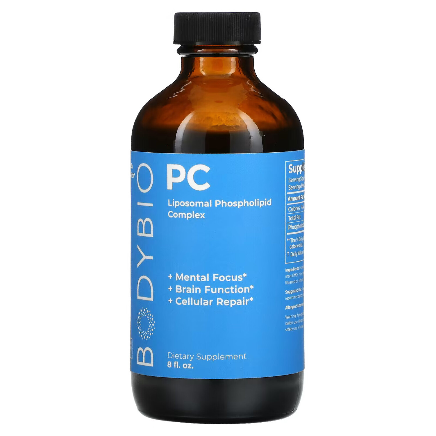 BodyBio, PC, липосомальный фосфолипидный комплекс, 236 мл
BodyBio, PC, липосомальный фосфолипидный комплекс, 236 мл