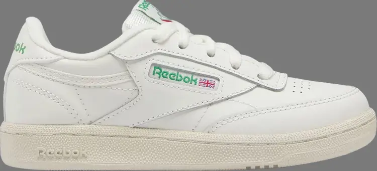Кроссовки club c little kid 'chalk glen green' Reebok, белый
Кроссовки club c little kid 'chalk glen green' Reebok, белый