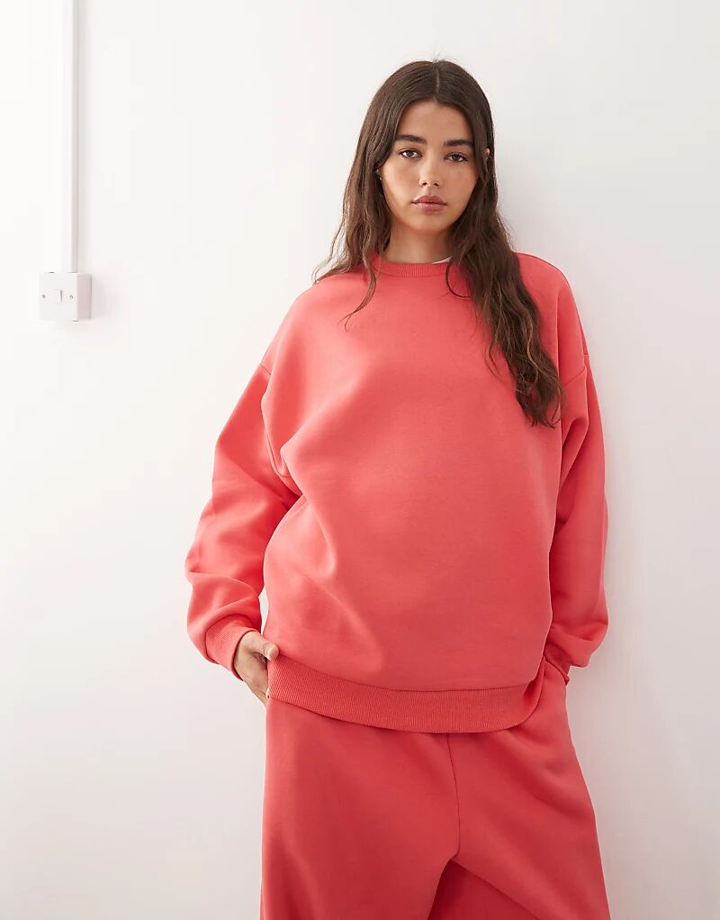 COLLUSION Тяжелый свободный свитер красного цвета
COLLUSION Тяжелый свободный свитер красного цвета