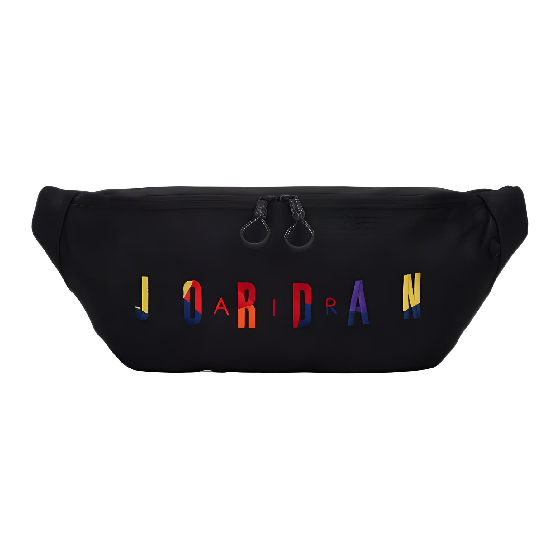 Полиэстеровый поясной рюкзак кроссбоди унисекс черный Jordan
Полиэстеровый поясной рюкзак кроссбоди унисекс черный Jordan