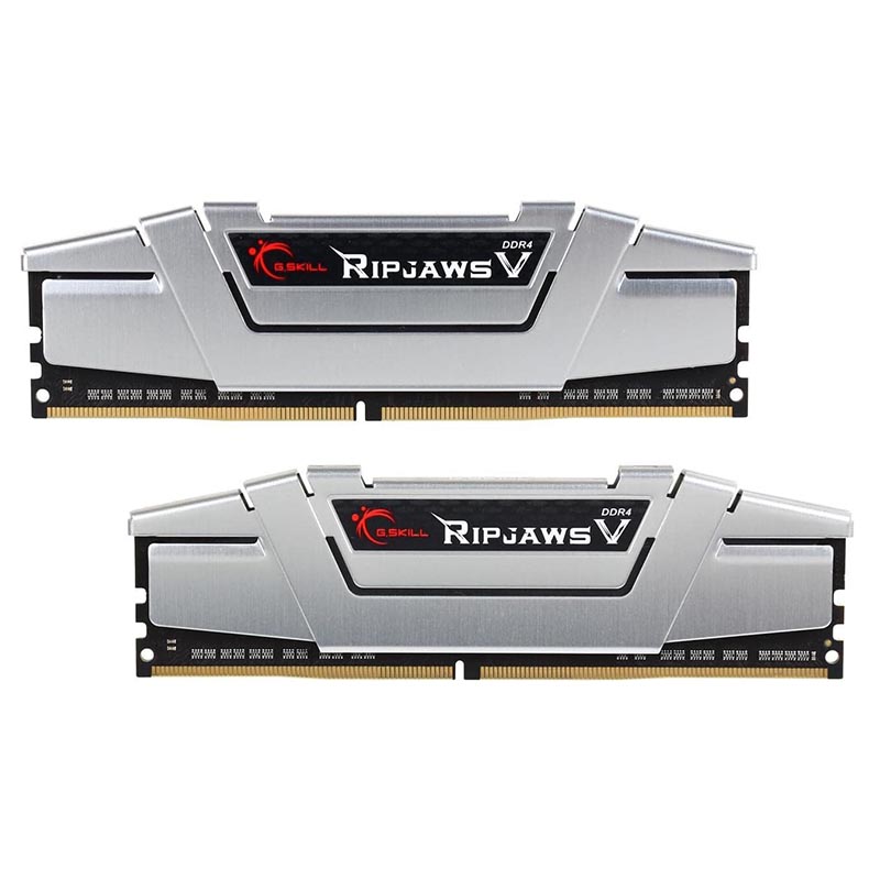 Оперативная память G.SKILL Ripjaws V, 16 Гб (2 х 8 Гб), DDR4, 2400 МГц, F4-2400C15D-16GVS, серебристый
Оперативная память G.SKILL Ripjaws V, 16 Гб (2 х 8 Гб), DDR4, 2400 МГц, F4-2400C15D-16GVS, серебристый