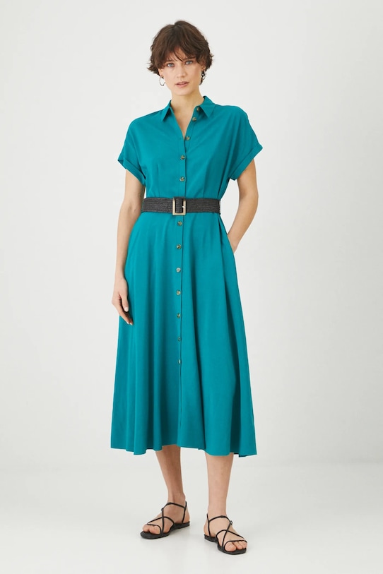 Платье с добавлением льна Medicine, бирюзовый
Платье с добавлением льна Medicine, бирюзовый