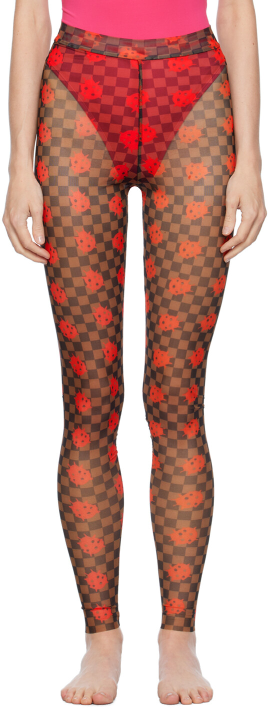 ANDREJ GRONAU Эксклюзивные коричневые и красные леггинсы SSENSE
ANDREJ GRONAU Эксклюзивные коричневые и красные леггинсы SSENSE