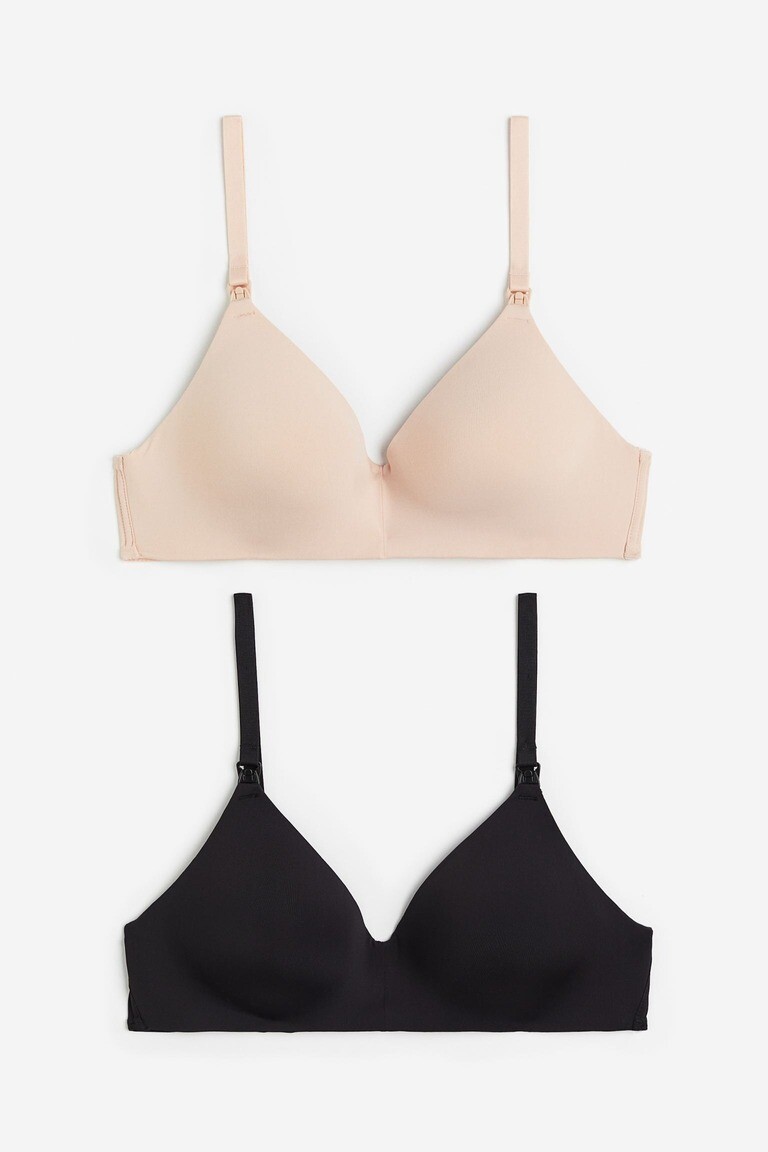 Бюстгальтер для кормления с мягкой подкладкой H&M 2 шт., бежевый\черный
Бюстгальтер для кормления с мягкой подкладкой H&M 2 шт., бежевый\черный