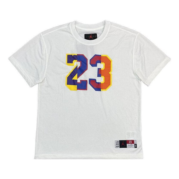 Футболка Men's Air Jordan SS22 DNA Colorblock Numeric Printing Mesh Breathable Short Sleeve White T-Shirt, мультиколор
Футболка Men's Air Jordan SS22 DNA Colorblock Numeric Printing Mesh Breathable Short Sleeve White T-Shirt, мультиколор