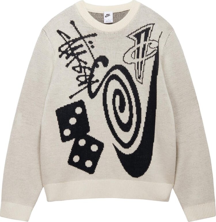 Свитер Stussy x Nike Icon Knit Sweater 'Natural', кремовый, Бежевый, Свитер Stussy x Nike Icon Knit Sweater 'Natural', кремовый
Свитер Stussy x Nike Icon Knit Sweater 'Natural', кремовый, Бежевый, Свитер Stussy x Nike Icon Knit Sweater 'Natural', кремовый