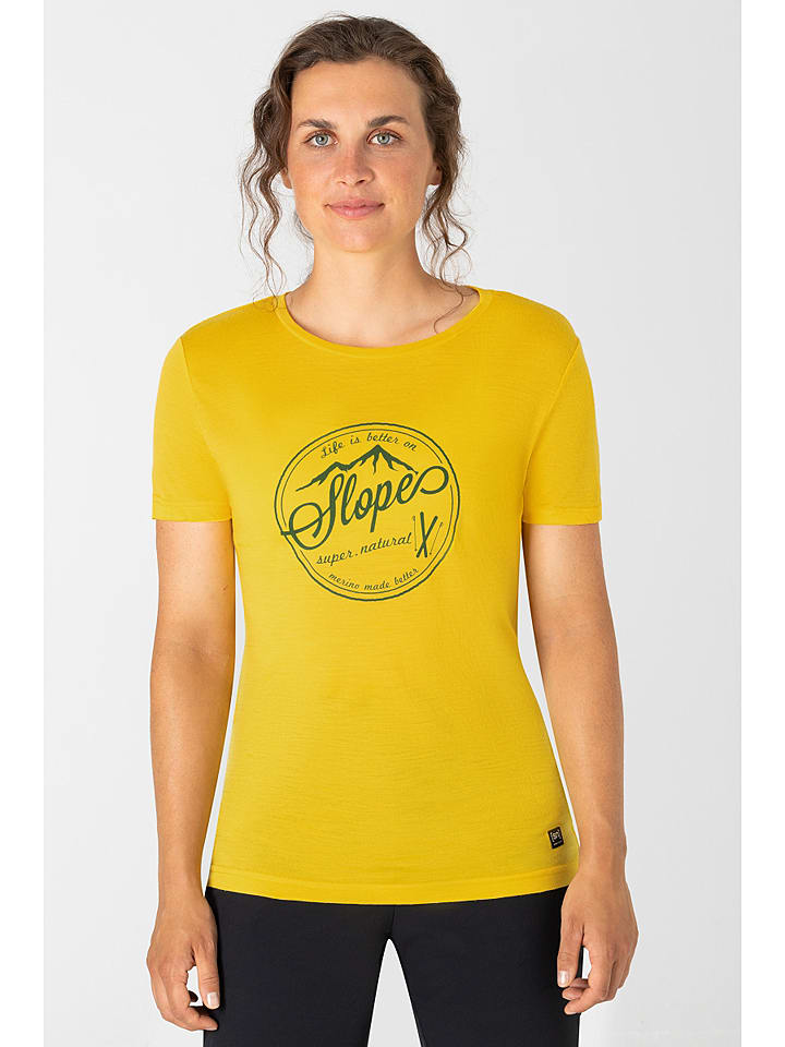 Футболка super.natural Shirt Slopes, желтый
Футболка super.natural Shirt Slopes, желтый