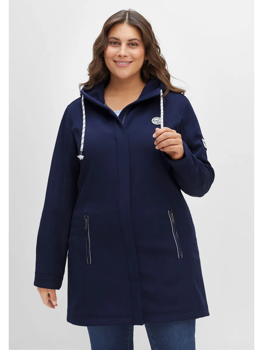 Куртка Sheego Softshell "Большие размеры" с капюшоном и мягким флисом внутри, цвет морской волны
Куртка Sheego Softshell "Большие размеры" с капюшоном и мягким флисом внутри, цвет морской волны
