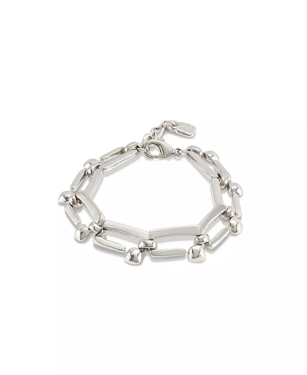 Браслет из металлического сплава со звеньями среднего размера, покрытый серебром Unode50, silver
Браслет из металлического сплава со звеньями среднего размера, покрытый серебром Unode50, silver