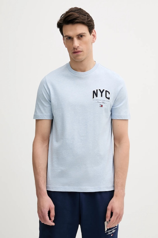 Хлопковая футболка Tommy Hilfiger, синий
Хлопковая футболка Tommy Hilfiger, синий