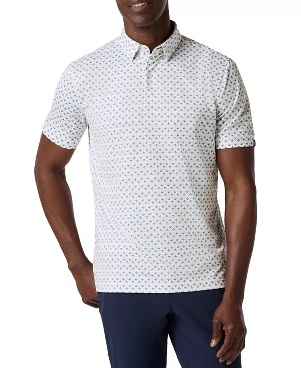 Поло Halyard с коротким рукавом, прованс, многослойный ромб Mizzen+Main, белый
Поло Halyard с коротким рукавом, прованс, многослойный ромб Mizzen+Main, белый