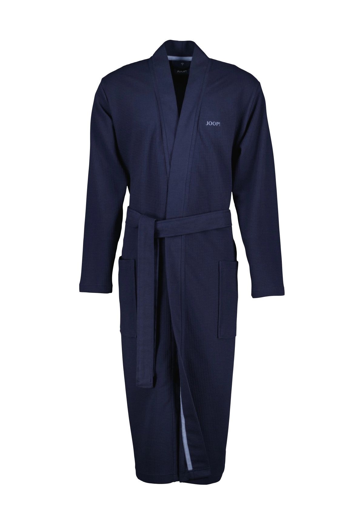 Халат, вышивка логотипа, мужской JOOP!, темно-синий 
Халат, вышивка логотипа, мужской JOOP!, темно-синий