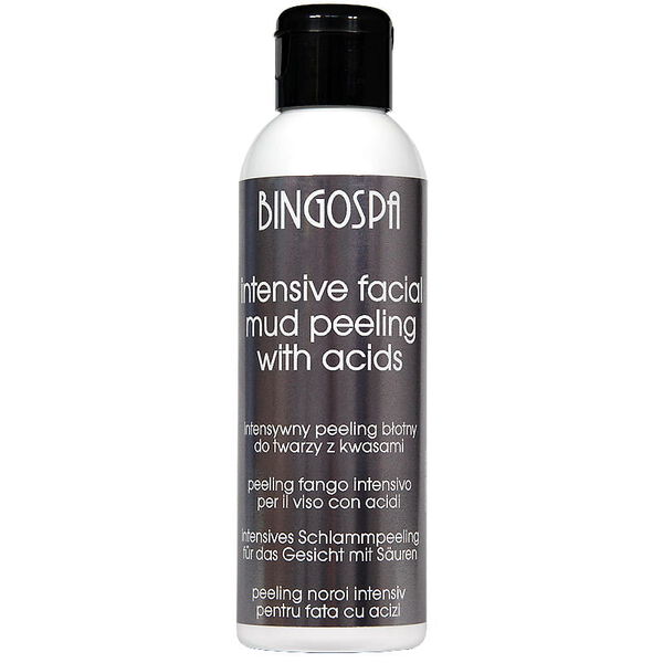Интенсивный грязевой пилинг для лица с кислотами, 120 г Bingospa
Интенсивный грязевой пилинг для лица с кислотами, 120 г Bingospa
